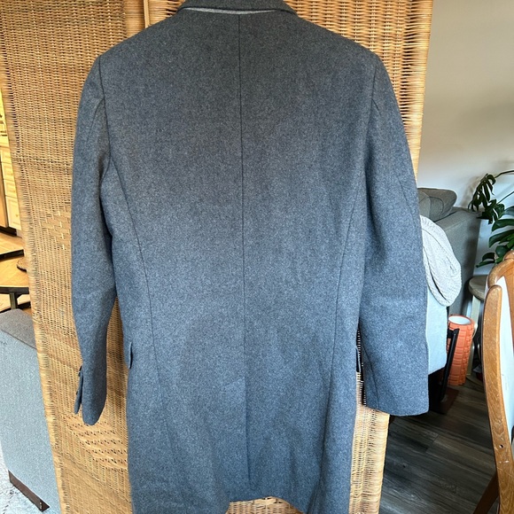 Matinique dark grey wool-blend men’s coat - Picture 8 of 14